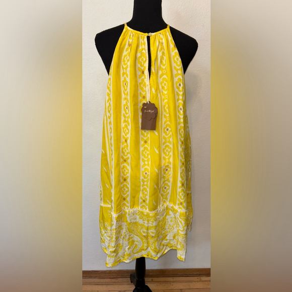 NEW Anthropologie Boho Halter Tunic Dress by Forever That Girl size S oversized - Picture 2 of 8